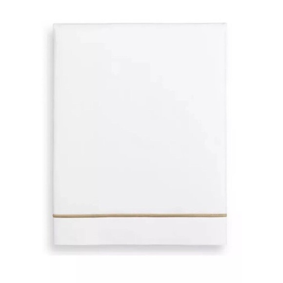 Hotel Collection Italian Percale 100% Cotton Flat Sheet, Full , Made In Italy - Picture 1 of 4